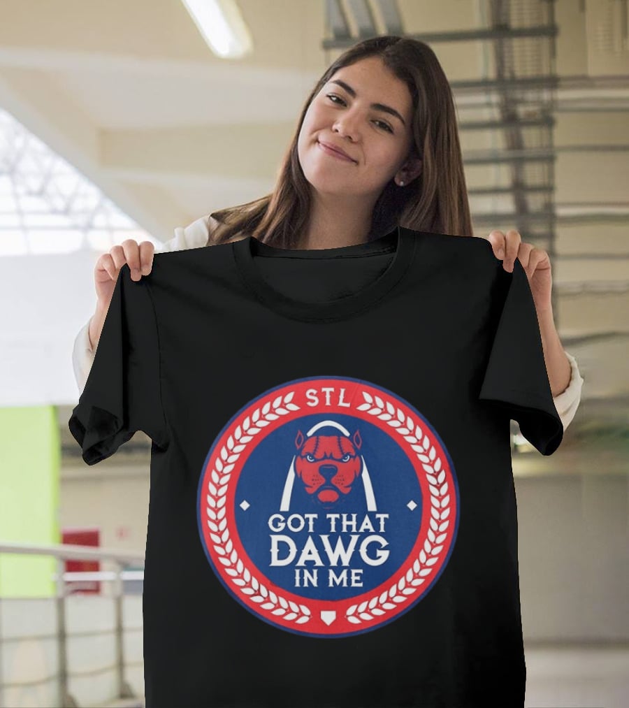 Got That Dawg In Me STL Red And Blue T-Shirt
