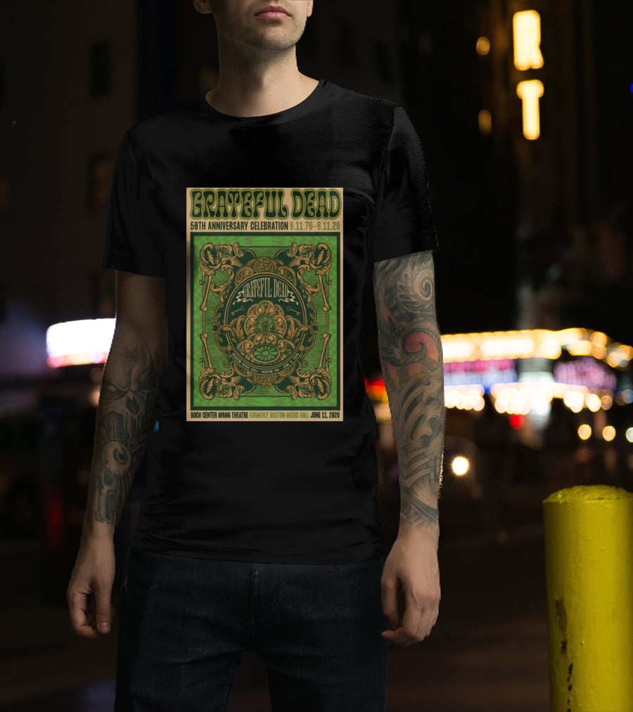 Grateful Dead 50th Anniversary Celebration Boston June 11 2026 T-Shirt