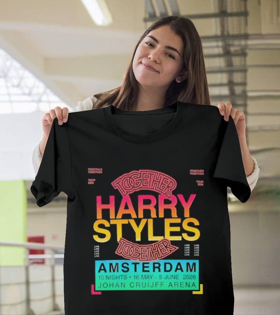 Harry Styles Together Tour 2026 Amsterdam Johan Cruijff Arena T-Shirt