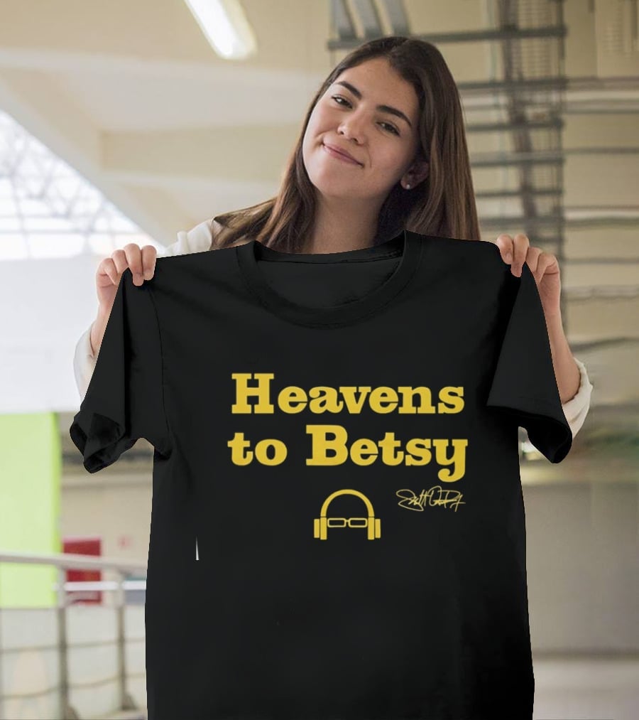 Heavens To Betsy Scott Van Pelt Signature Glasses And Headphones T-Shirt