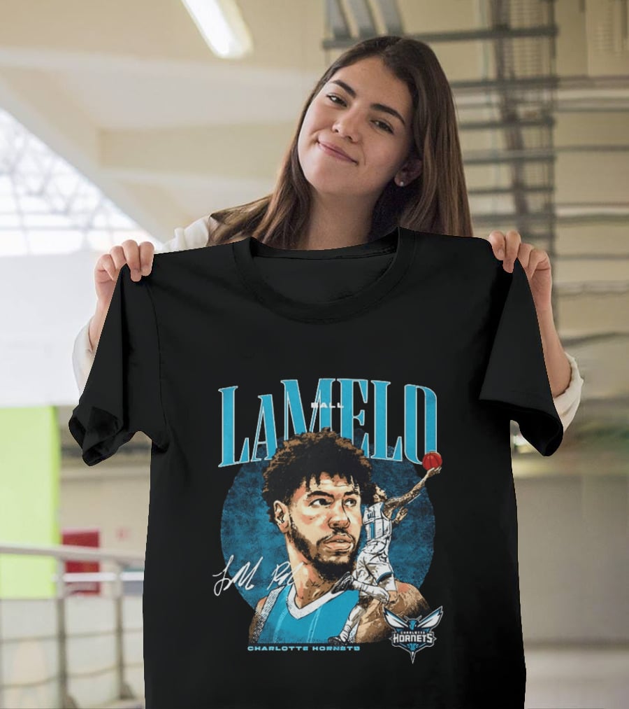 LaMelo Ball Charlotte Hornets NBA 2026 Player Signature Edition T-Shirt