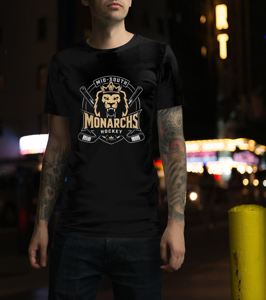 Mid South Monarchs Hockey 2026 Rule The Ice T-Shirt