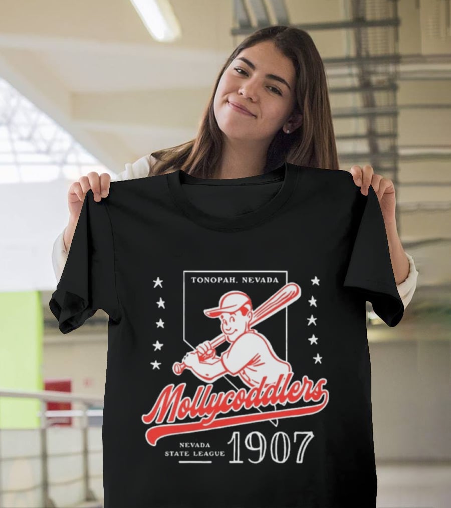 Tonopah Nevada Mollycoddlers Nevada State League 1907 Baseball T-Shirt