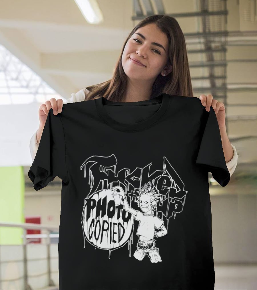 F'd Up Photocopied Undercover SS01 Graffiti Style Punk T-Shirt