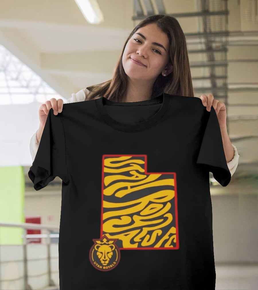 Utah Royals FC Groovy State Lion T-Shirt