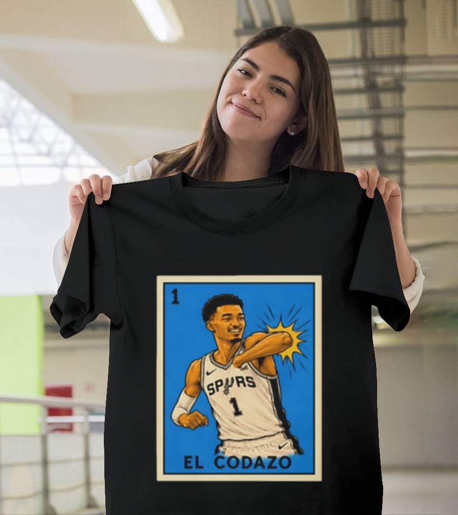Victor Wembanyama El Codazo San Antonio Spurs NBA 2026 T-Shirt