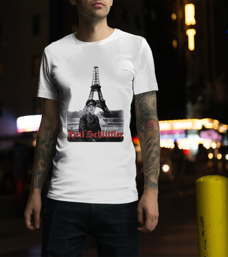 Adolf Hitler X Eiffel Tower Heil Schlittler T-Shirt