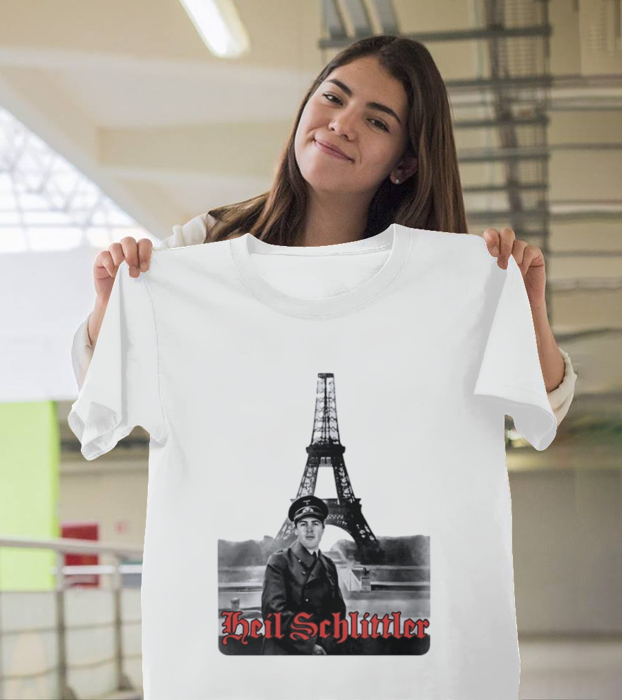 Adolf Hitler X Eiffel Tower Heil Schlittler T-Shirt