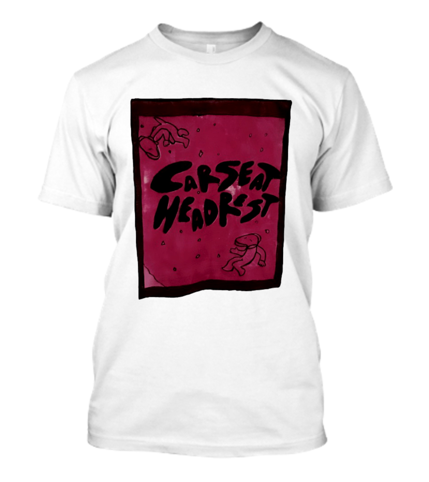 Car Seat Headrest Pink Alien T-Shirt