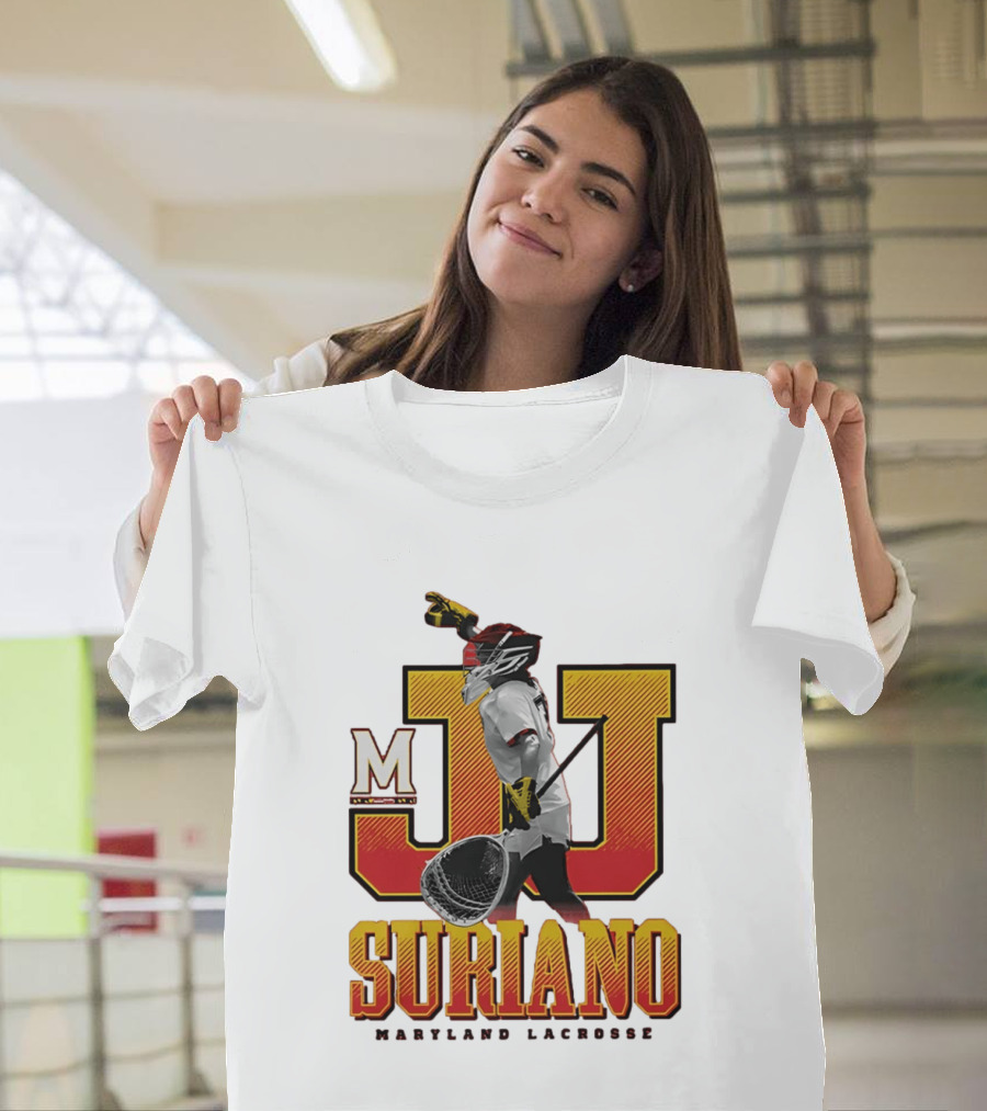 JJ Suriano Maryland Lacrosse M Sports Team T-Shirt