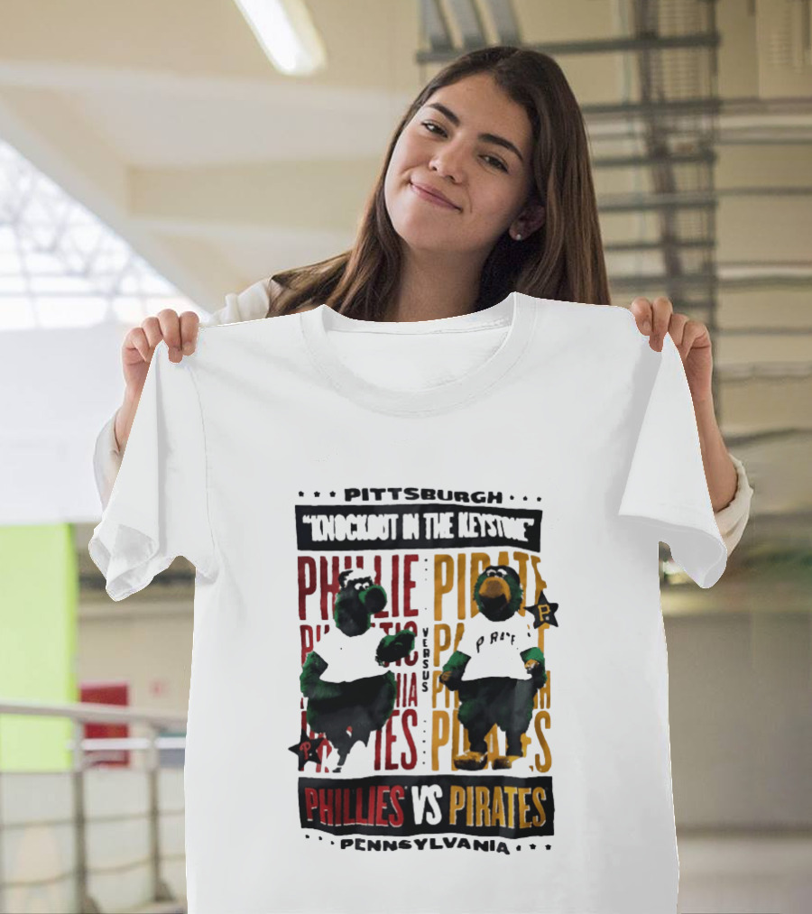 Pittsburgh Knockout In The Keystone Phillies Vs Pirates Pennsylvania T-Shirt