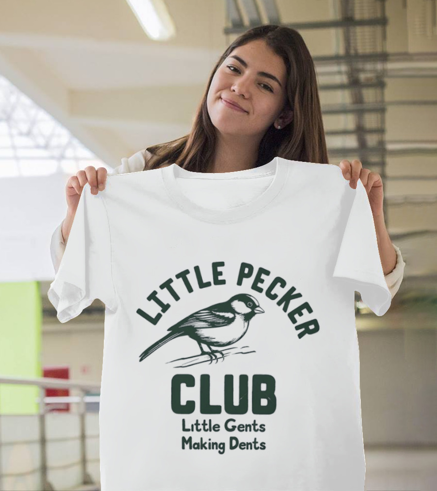 Little Pecker Club Little Gents Making Dents Bird T-Shirt