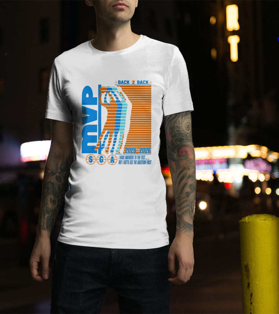 MVP Back 2 Back 2025 2026 SGA T-Shirt