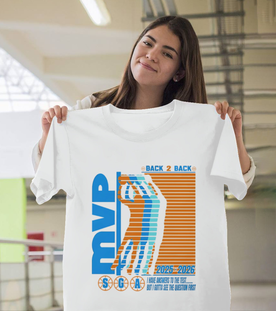 MVP Back 2 Back 2025 2026 SGA T-Shirt