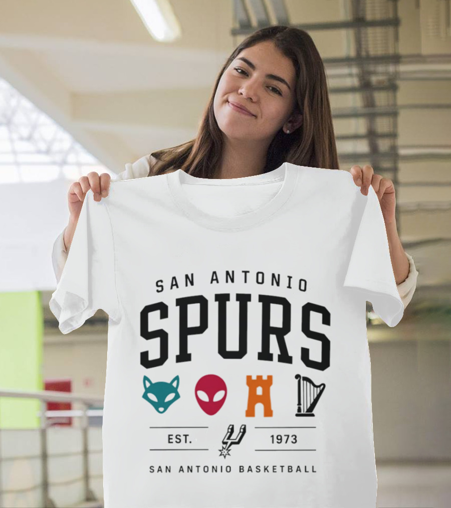 San Antonio Spurs Basketball Wembanyama Wemby Est 1973 T-Shirt