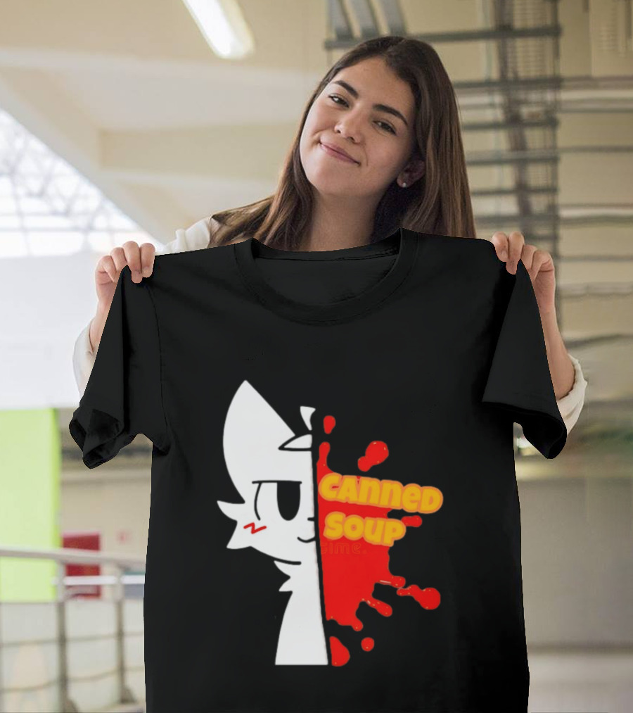 Boykisser Meme Canned Soup Splatter T-Shirt