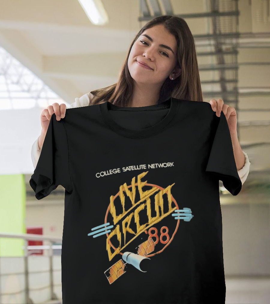 College Satellite Network Live Circuit 88 Vintage Space T-Shirt
