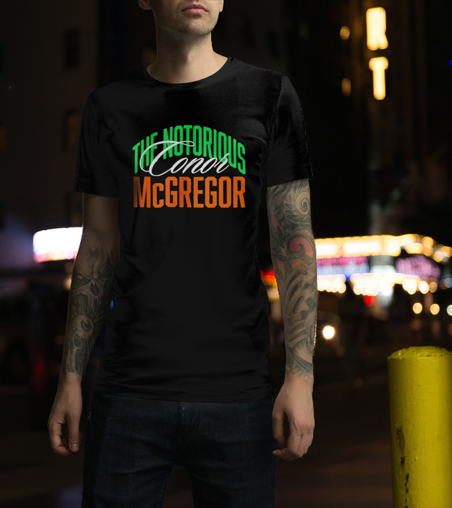 Conor McGregor The Notorious Ireland Flag T-Shirt