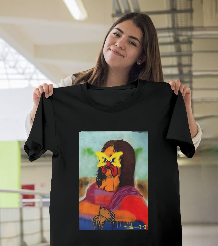 Mertra Slawn Mona Lisa Graffiti Remix T-Shirt