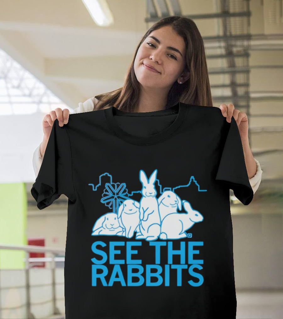 See The Rabbits Blue Bunny T-Shirt