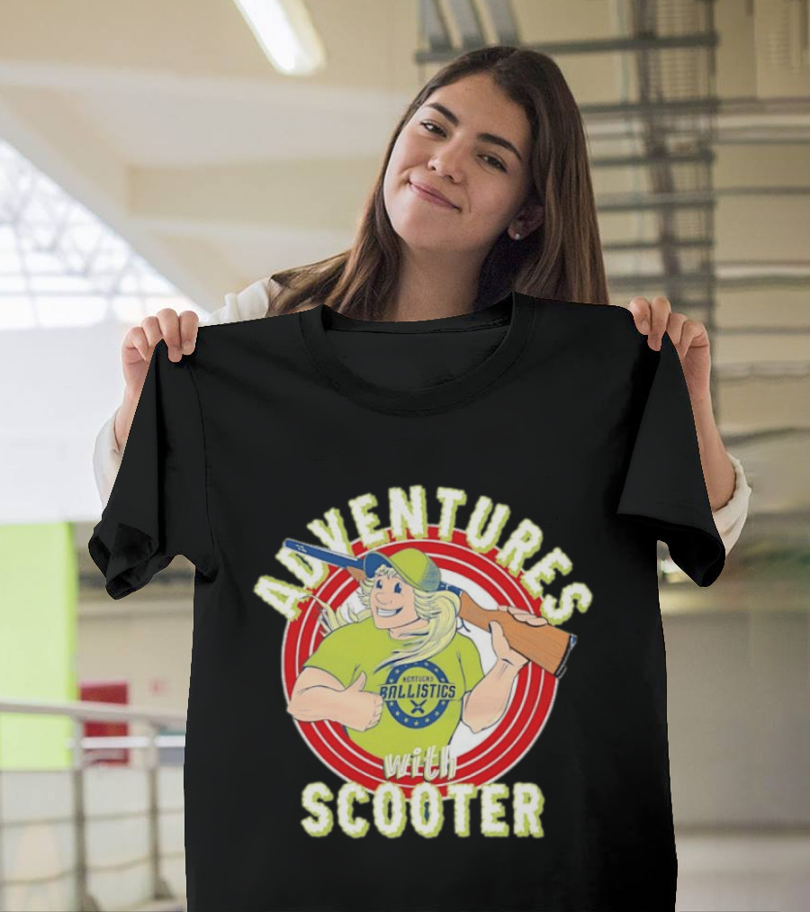 Kentucky Ballistics Adventures With Scooter Hunting T-Shirt