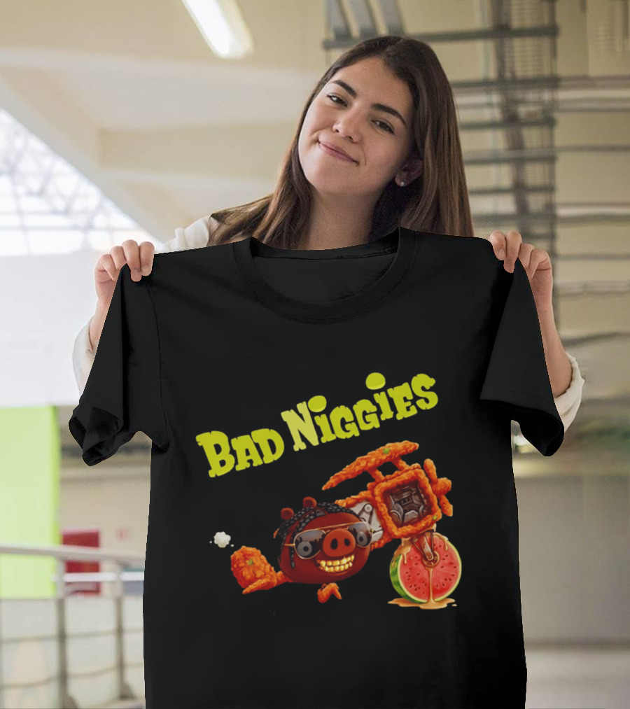 Bad Niggies Angry Birds T-Shirt