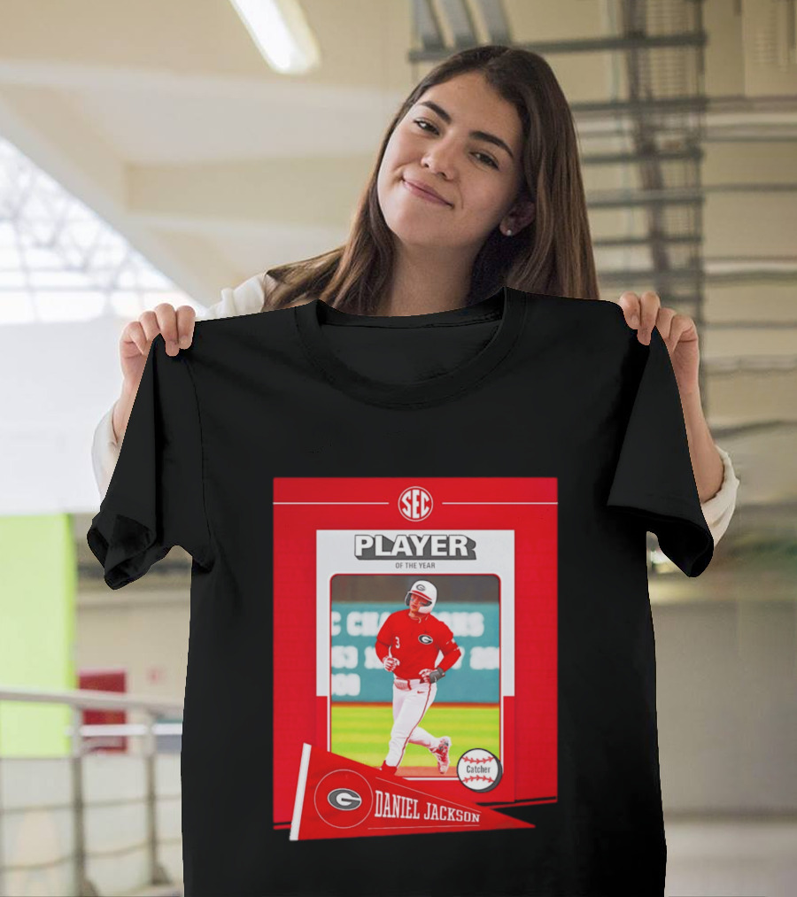 SEC Player Of The Year Daniel Jackson Catcher Georgia 2026 T-Shirt