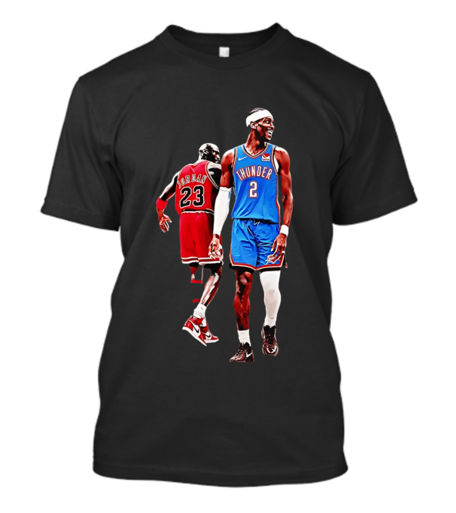 Shai Gilgeous Alexander Thunder Back 2 Back MVP SGA Pay 2026 Jordan 23 OKC T-Shirt