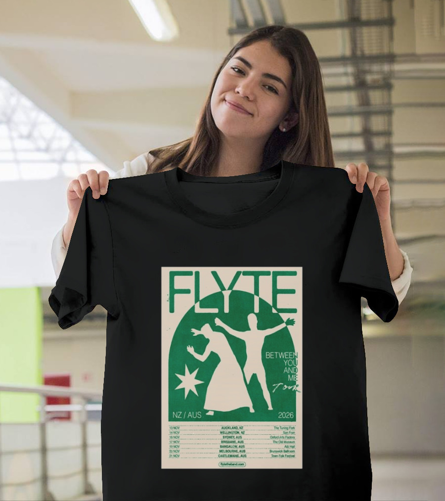 Flyte Between You And Me Tour NZ AUS 2026 T-Shirt
