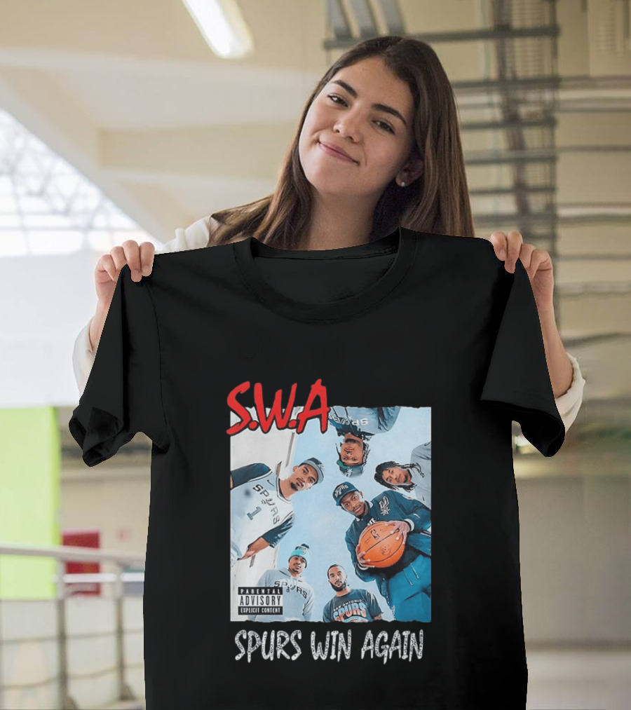 SWA Spurs Win Again San Antonio Spurs Straight Outta Compton T-Shirt