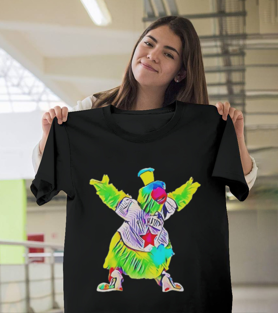 Philly Phillie Phanatic Baseball Mascot Celebration T-Shirt