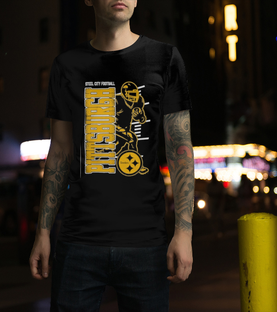 Steel City Football Pittsburgh Steelers Train T-Shirt