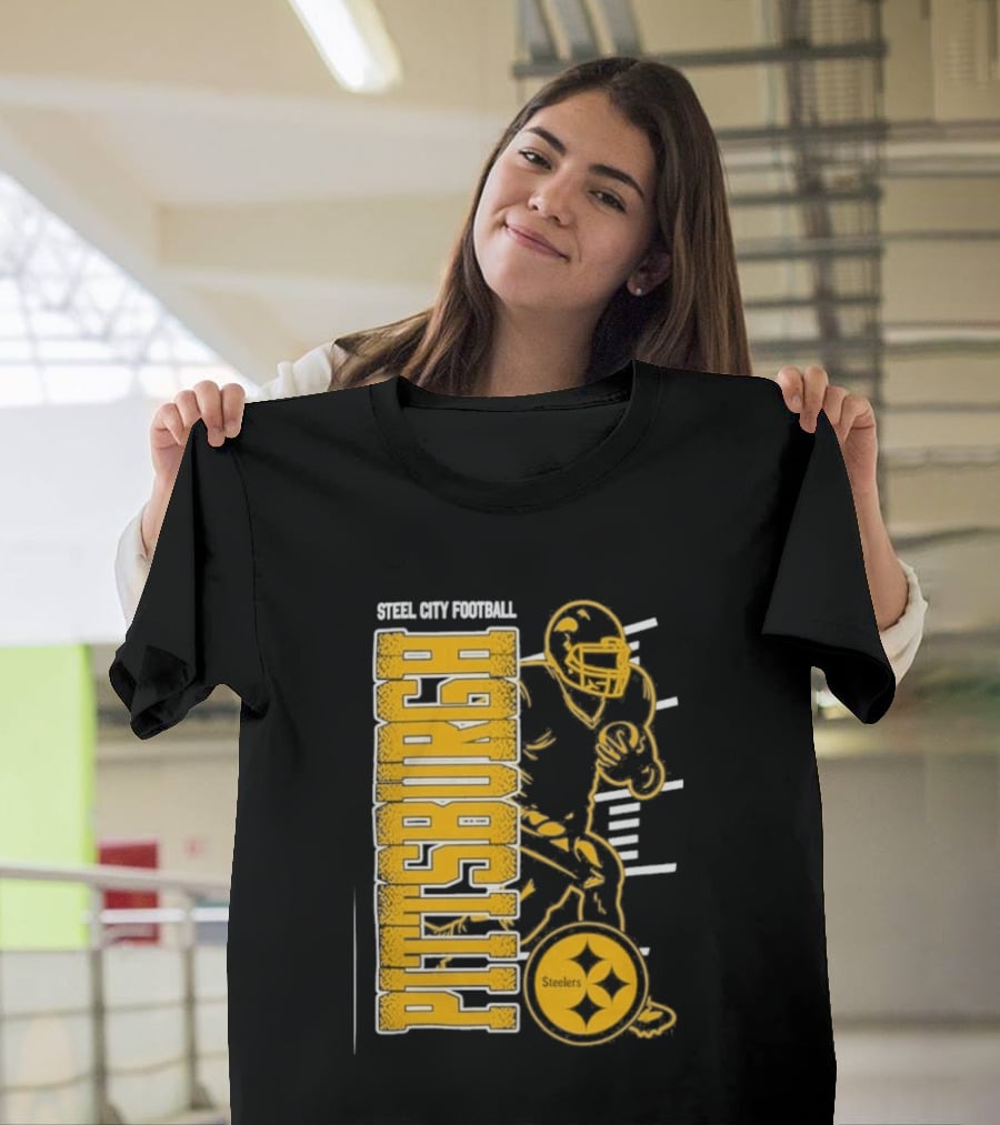 Steel City Football Pittsburgh Steelers Train T-Shirt