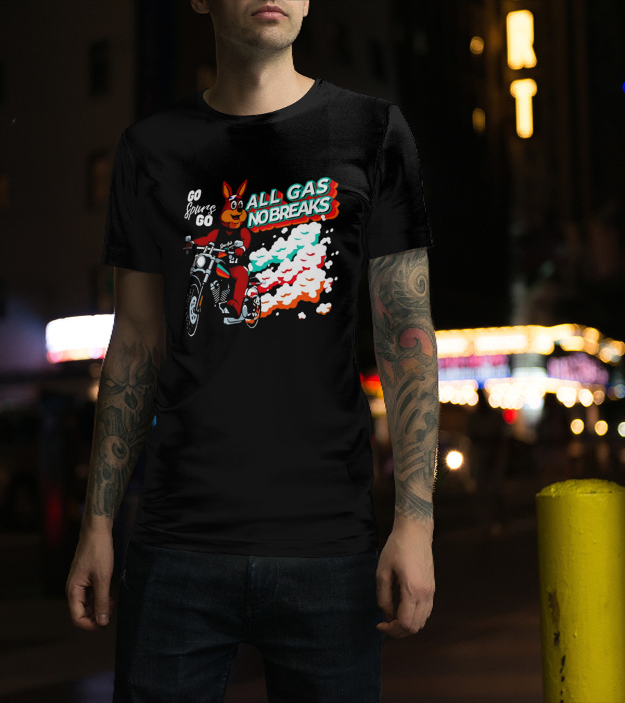 San Antonio Spurs Coyote Go Spurs Go All Gas No Breaks T-Shirt