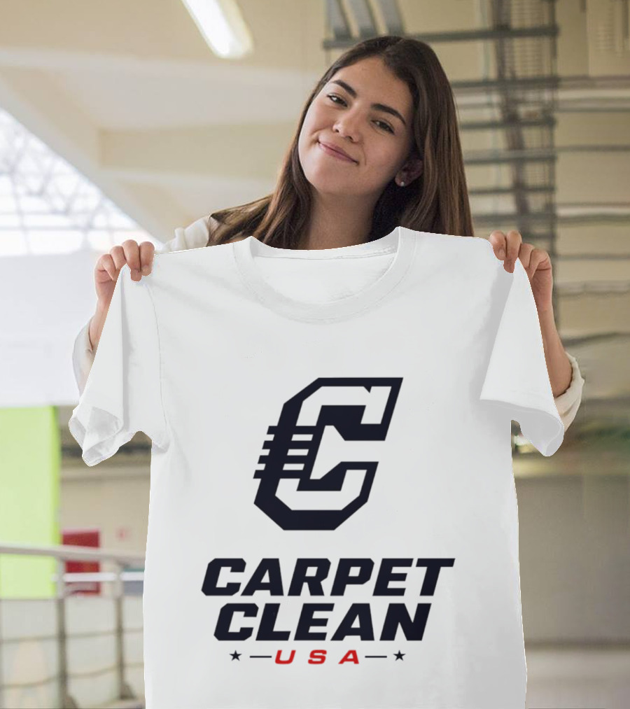 Carpet Clean USA C Logo Bold Lettering T-Shirt