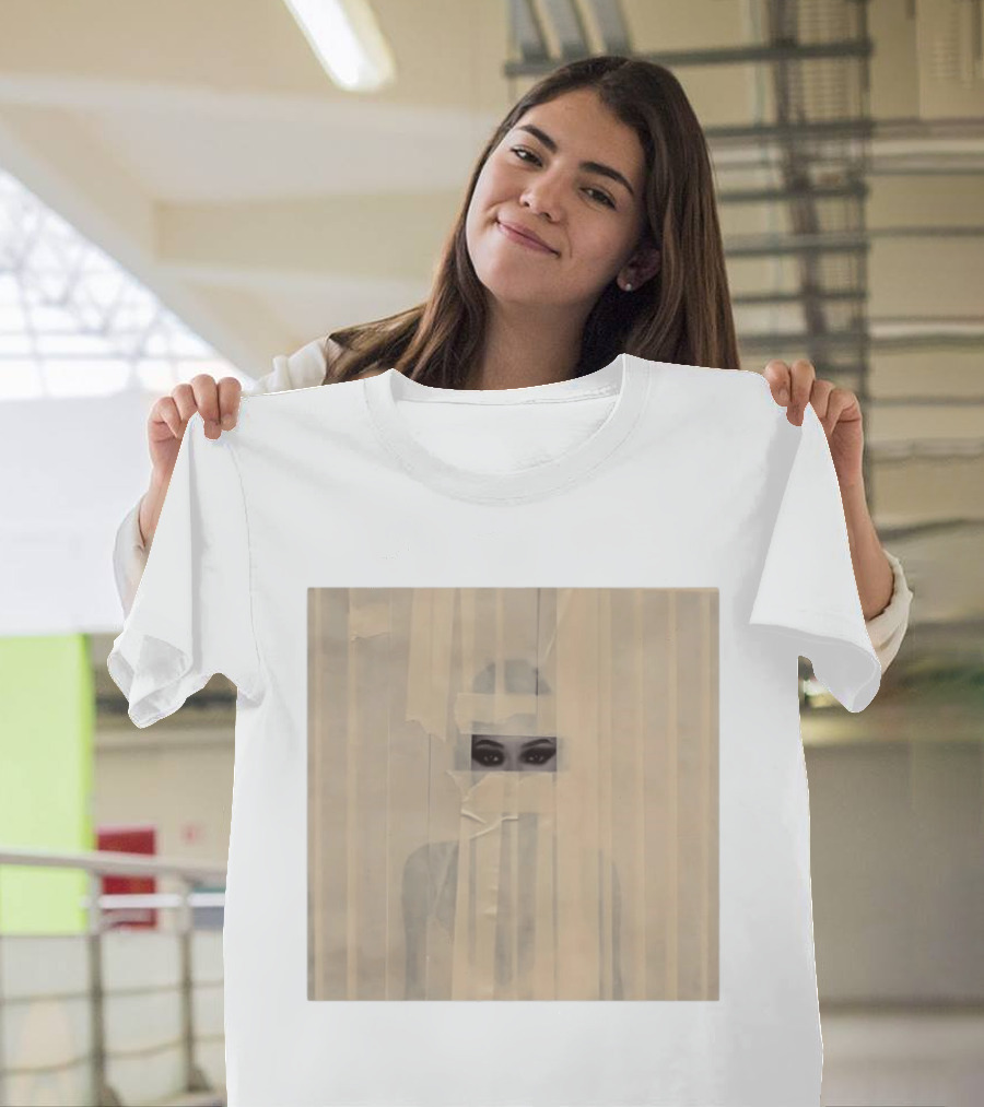 Habibti Drake 2026 Album Cover Mysterious Eyes Behind Curtains T-Shirt