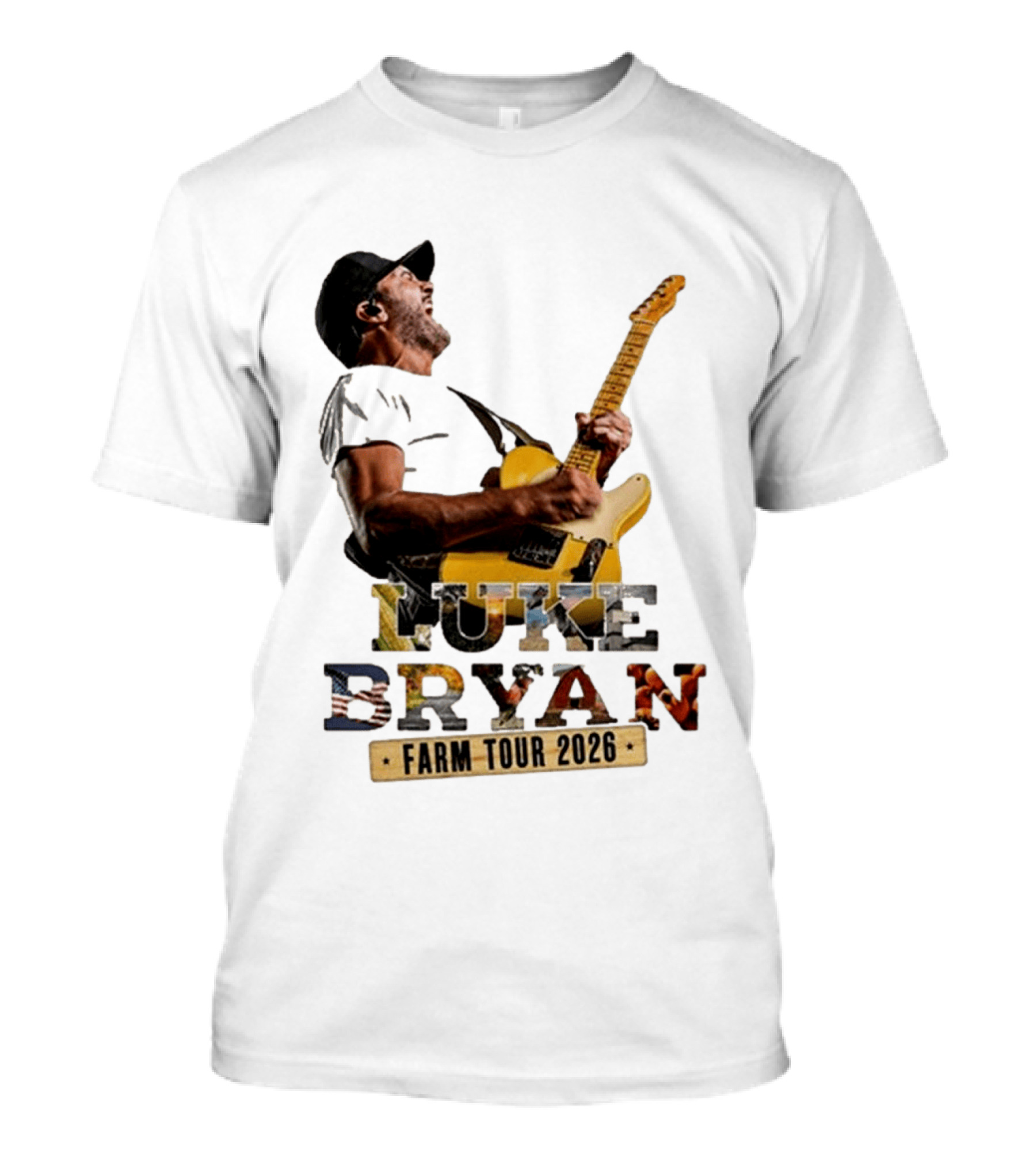 Luke Bryan Farm Tour 2026 Latrobe PA Concert Performance T-Shirt