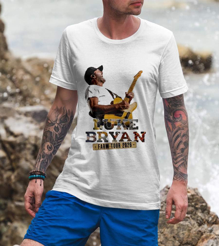 Luke Bryan Farm Tour 2026 Latrobe PA Concert Performance T-Shirt