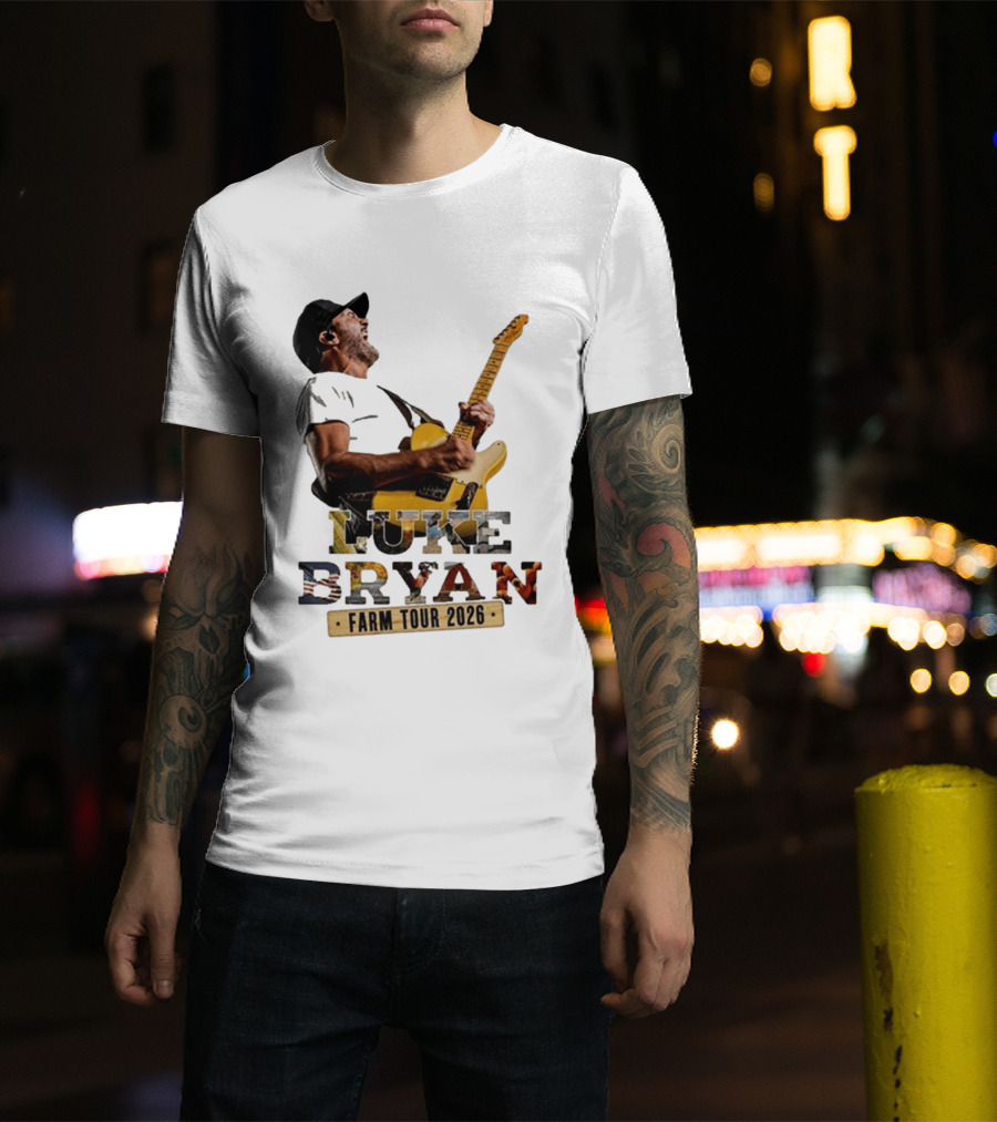 Luke Bryan Farm Tour 2026 Latrobe PA Concert Performance T-Shirt