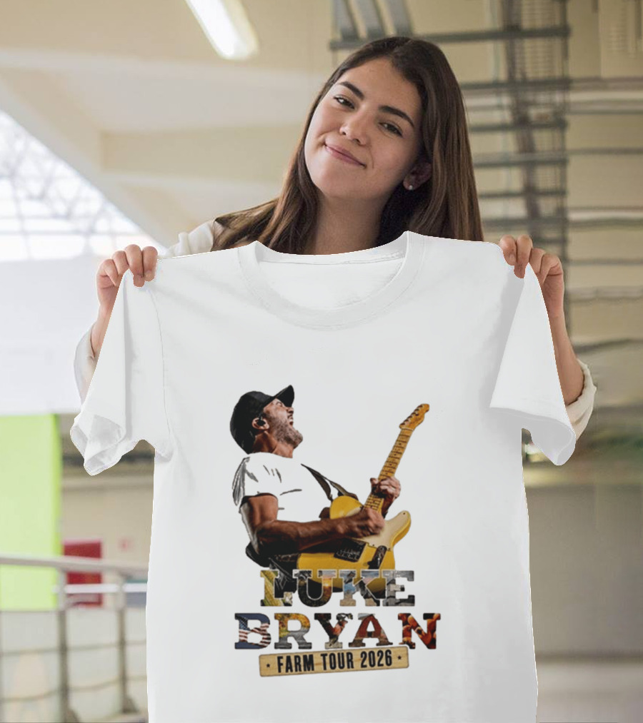 Luke Bryan Farm Tour 2026 Latrobe PA Concert Performance T-Shirt