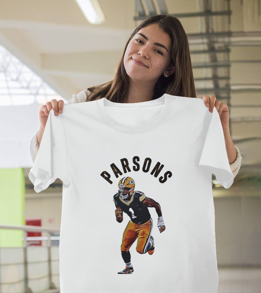 Parsons Green Bay Packers Number 1 Football Player T-Shirt