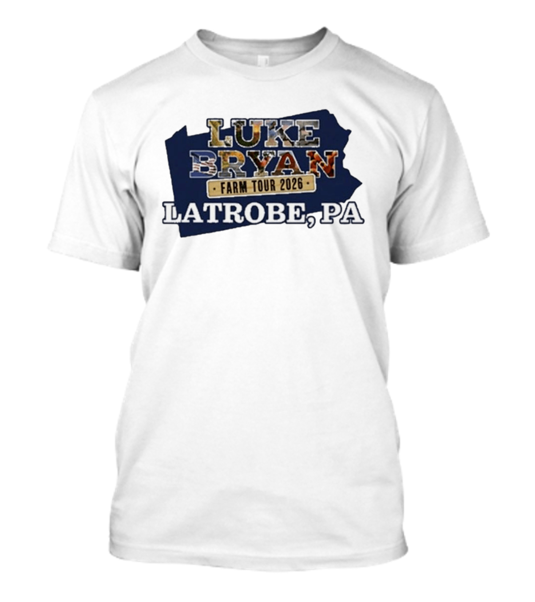 Luke Bryan Farm Tour 2026 Latrobe PA T-Shirt