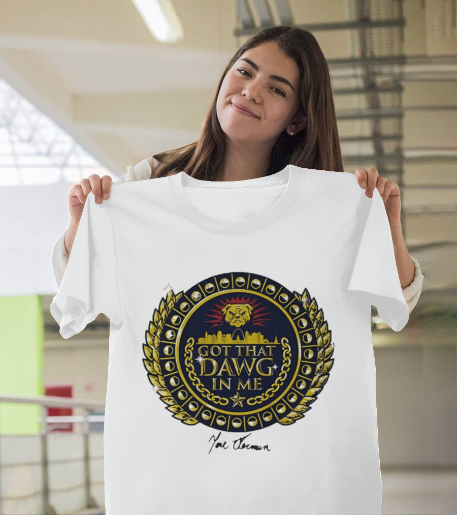 St Louis Cardinals Got That Dawg In Me Dawg Chain City Skyline T-Shirt