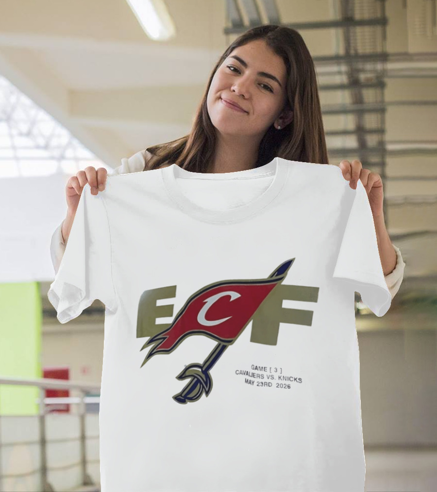 Cleveland Cavaliers ECF Game 3 Cavaliers Vs Knicks May 23rd 2026 T-Shirt