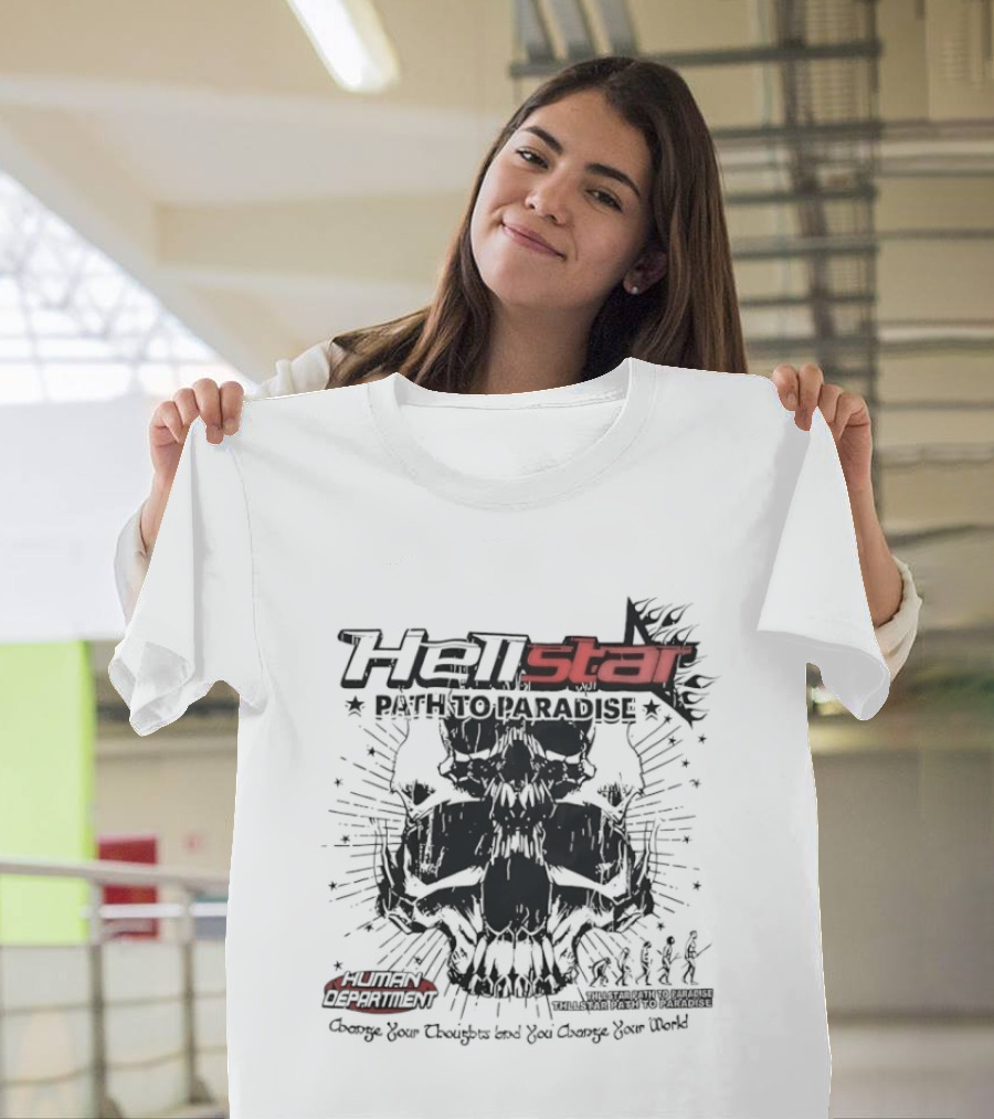 Hellstar Path To Paradise Skulls And Stars Power T-Shirt