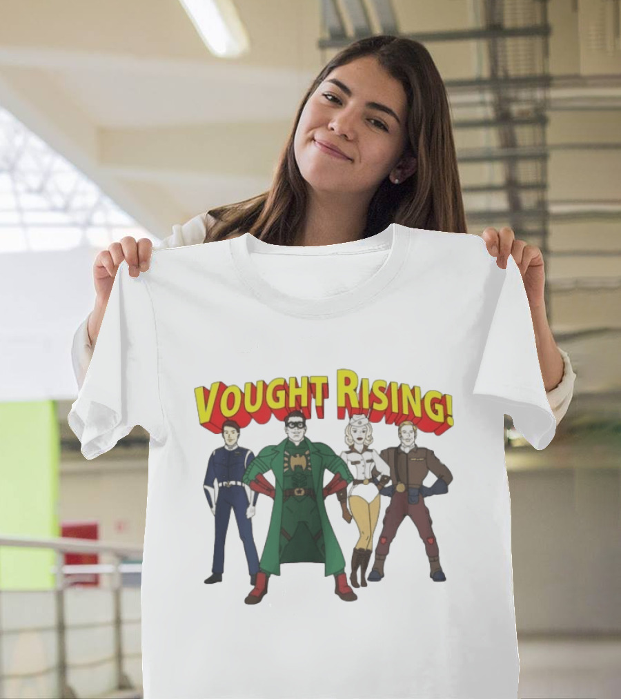 Vought Rising The Boys Superhero Team Vought International Characters T-Shirt