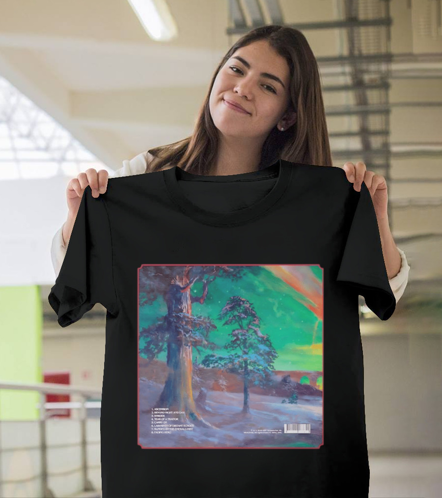 Ascension Beyond Heart And Day Emerald Mist Fading Hero T-Shirt
