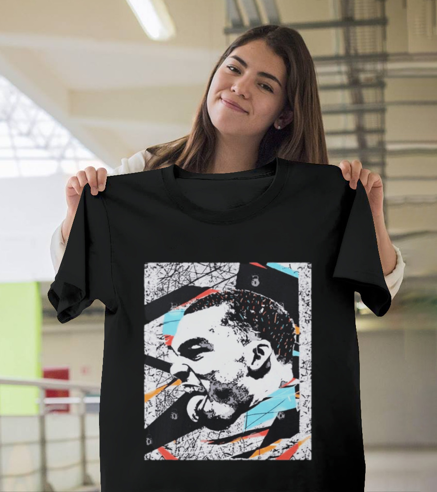 Michael Jordan Chicago Bulls Tongue Expression Urban Graffiti T-Shirt