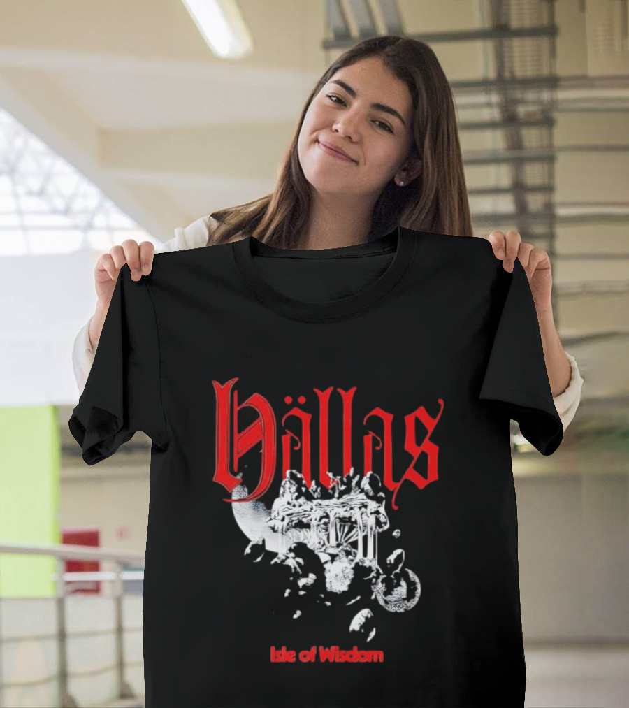 Hallas Isle Of Wisdom Floating Island Fantasy T-Shirt