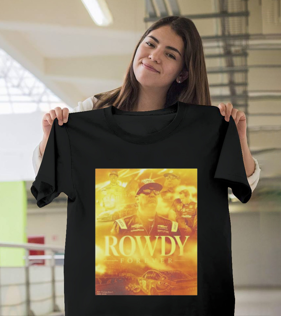 Kyle Busch Rowdy Forever Racing Daytona NASCAR 1985 2026 T-Shirt